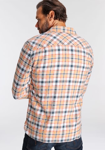 Man's World Regular fit Button Up Shirt in Orange