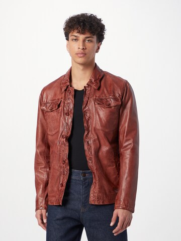 FREAKY NATION Jacke 'Aalborg' in Braun: Vorderseite