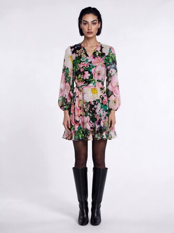 Introvertie VIENNA Dress 'SOHO Mini Balloon Sleeve Lurex Mini Dress' in Mixed colours