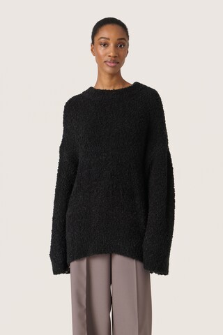 Pull-over 'Babbette' SOAKED IN LUXURY en noir : devant