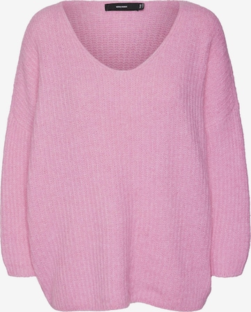 Pull-over 'JULIE 7/8' VERO MODA en rose : devant