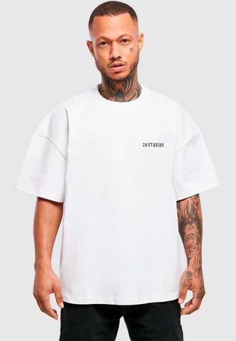2Y Studios Shirt 'Eagle' in White: front