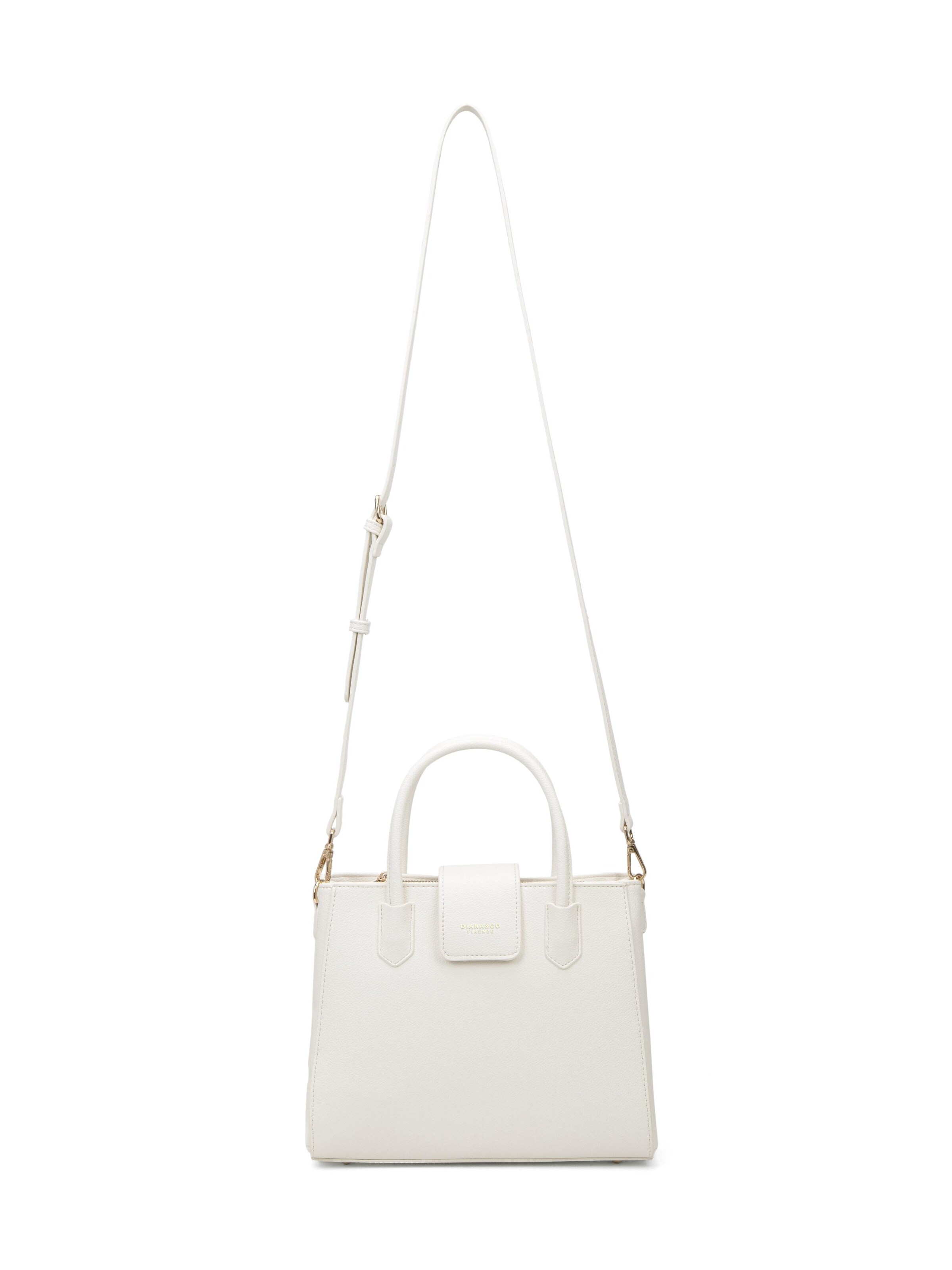 Borsa a mano di Diana&Co. in bianco