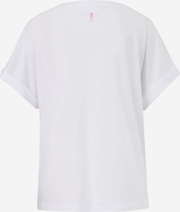 T-shirt comma casual identity en blanc : derrière