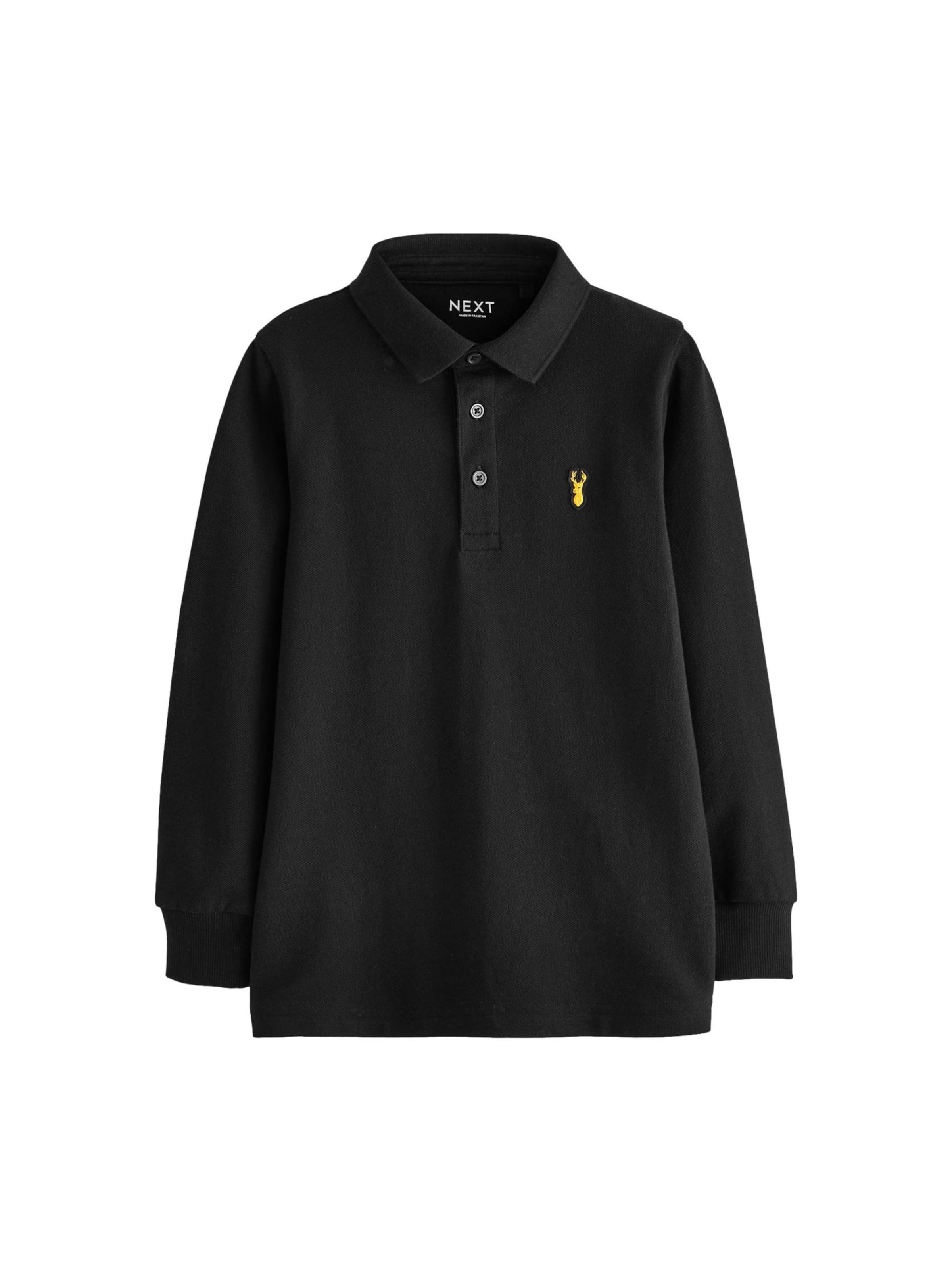 Next T-shirt i svart: framsida