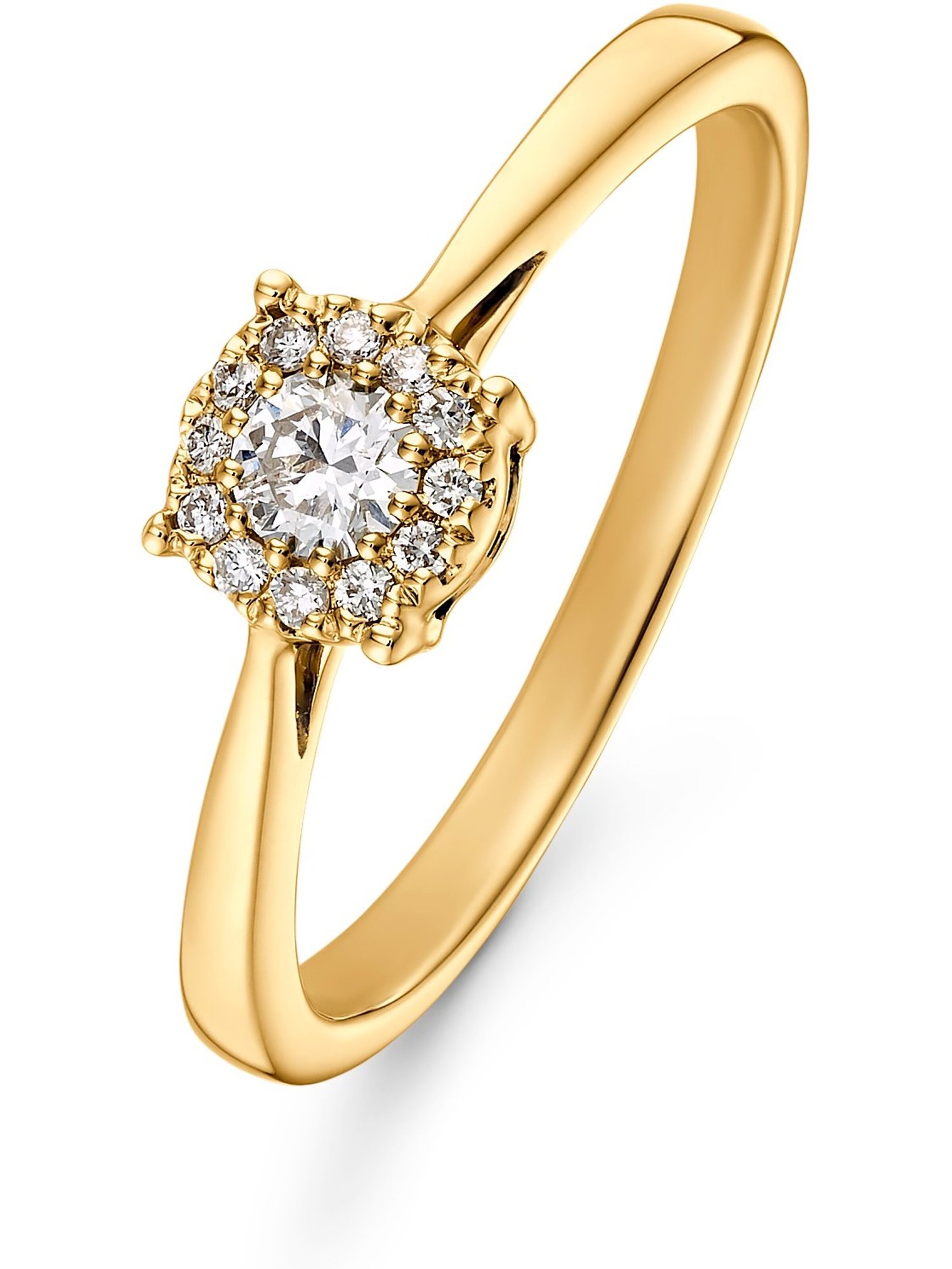 CHRIST Ring in Gold: front
