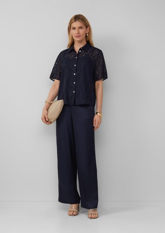 s.Oliver BLACK LABEL Blouse in Blauw