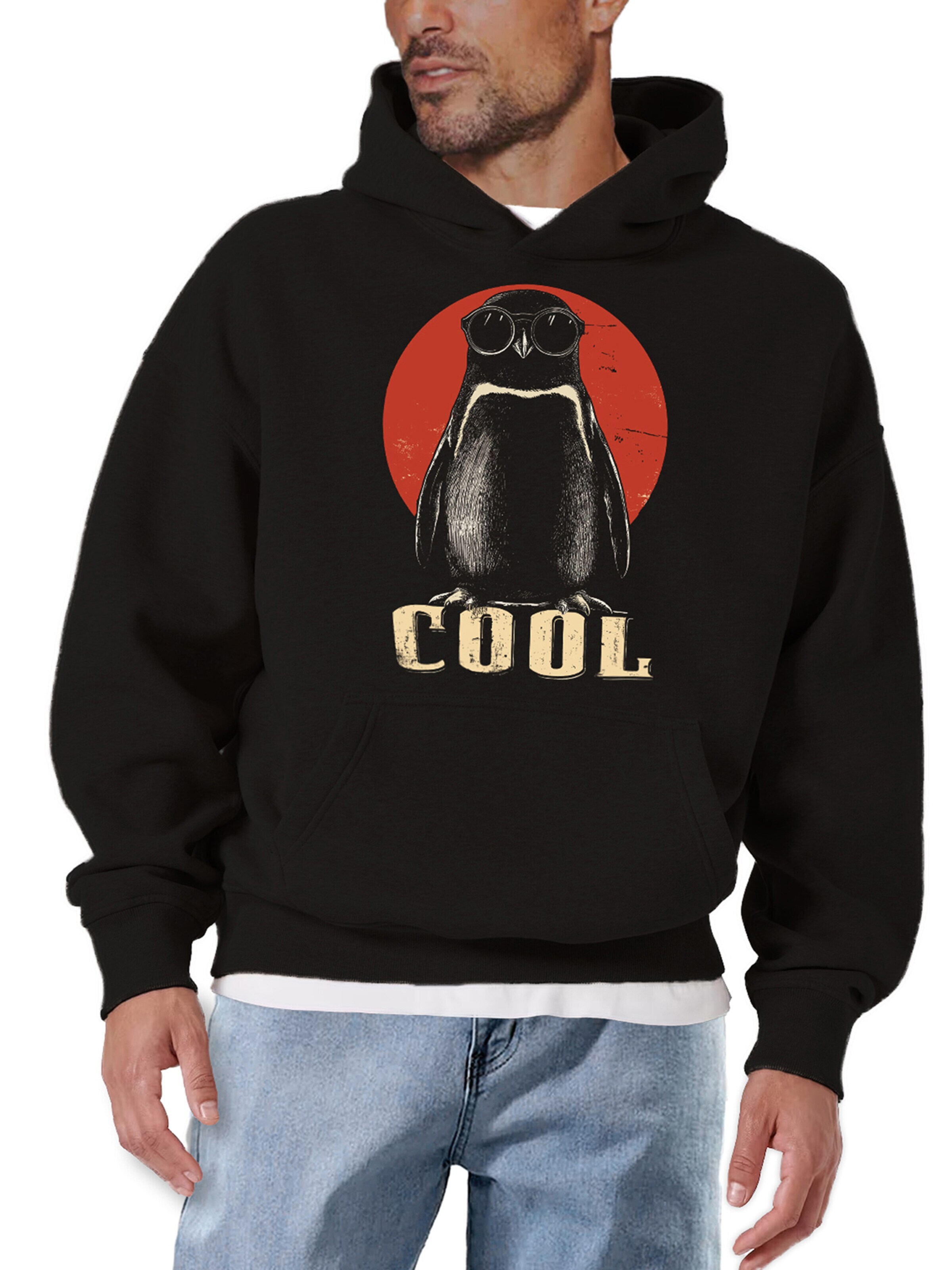 MAKAYA Sweatshirt in Black: front