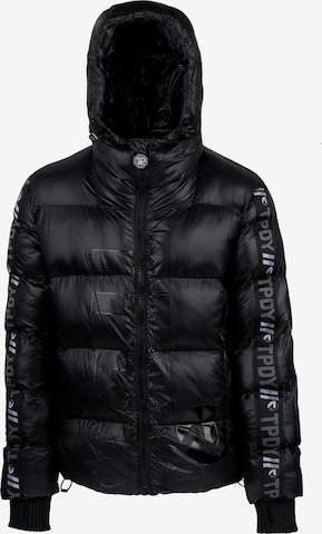 trueprodigy Winter Jacket ' Logan ' in Black: front