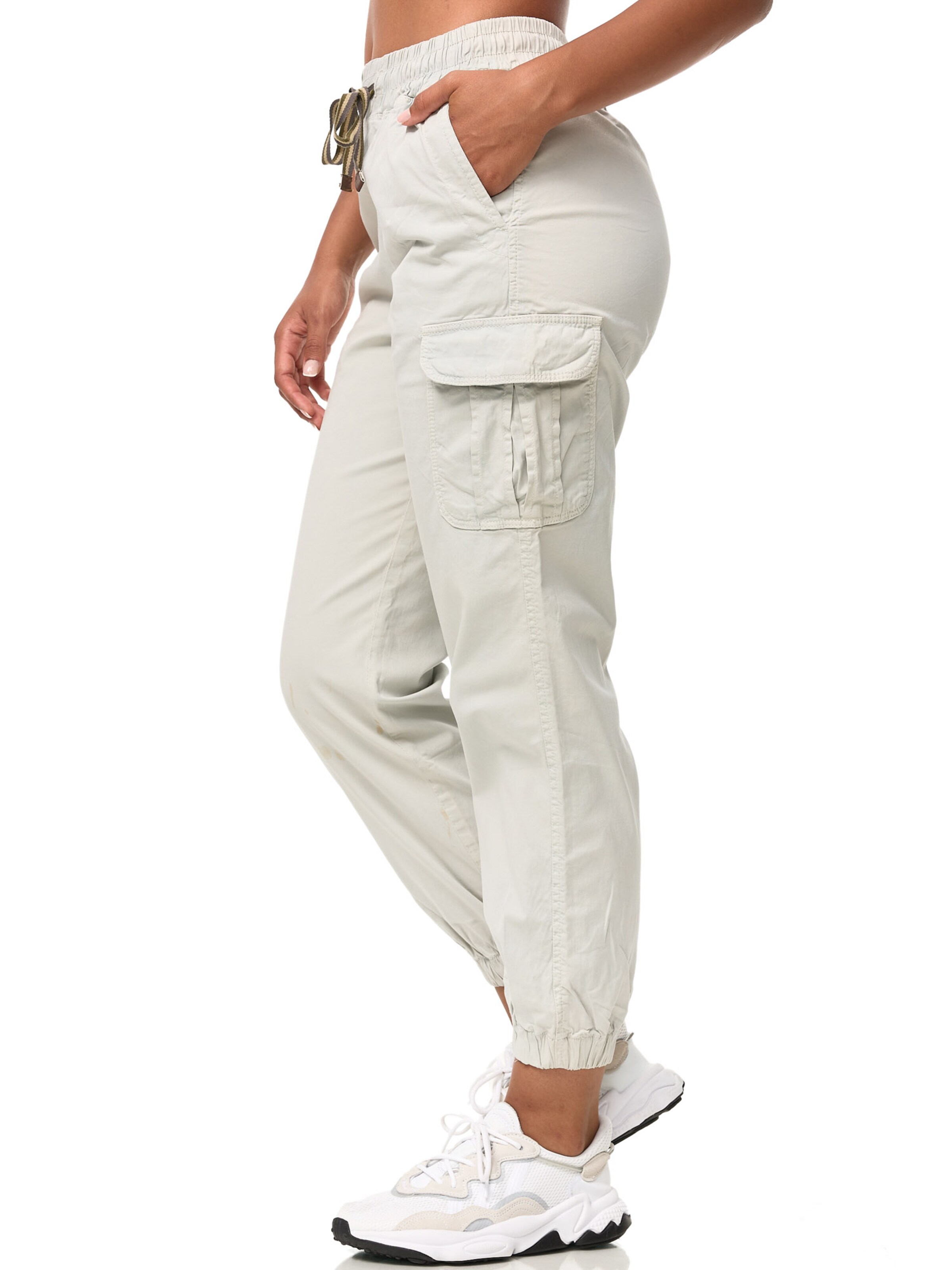 Tazzio Tapered Cargobroek 'F600' in Grijs