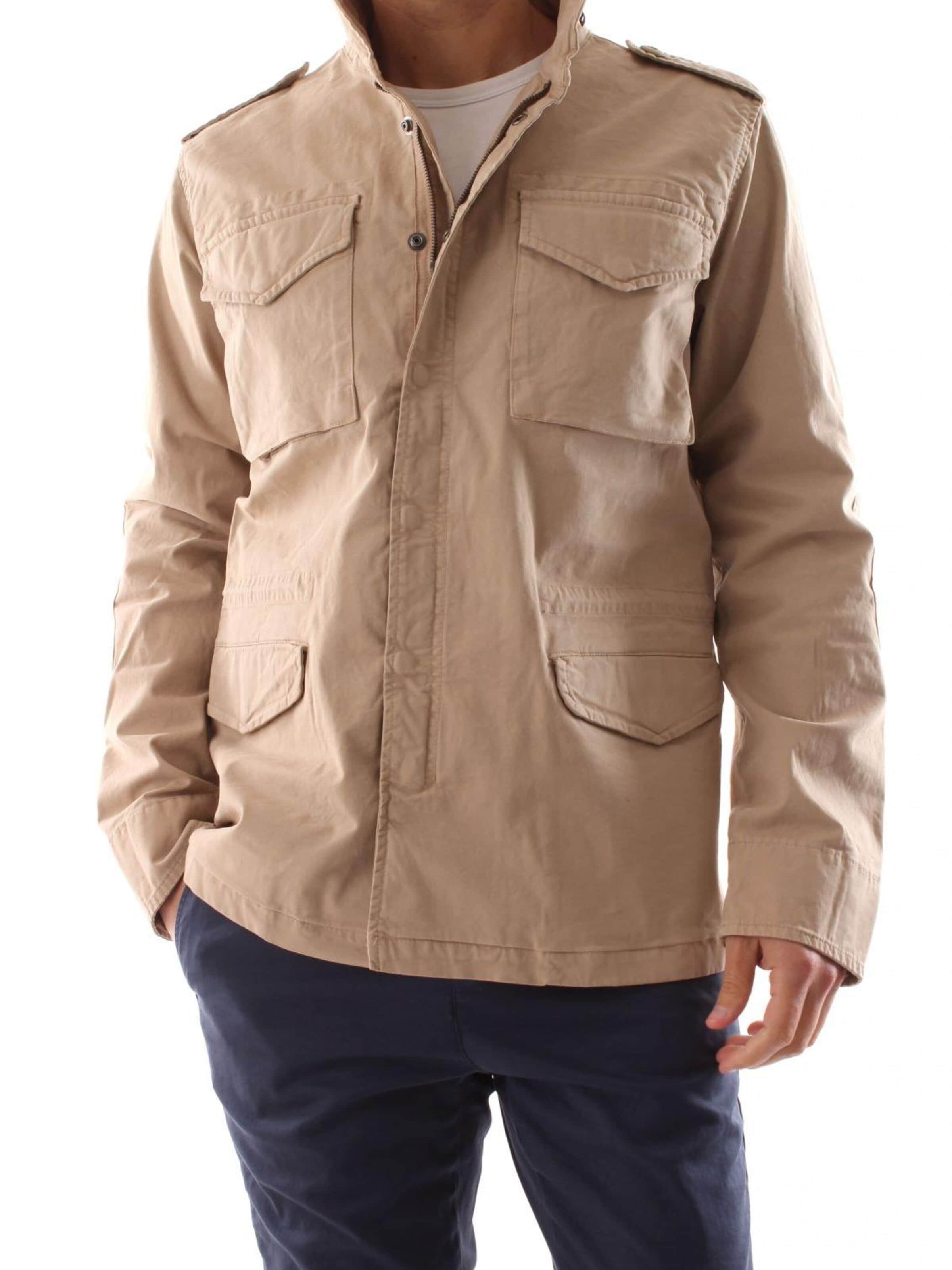 Veste mi-saison 40weft en beige : devant