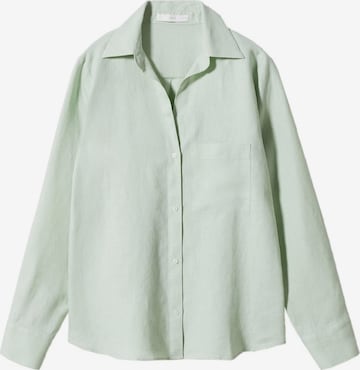 MANGO Bluse 'Samara' i grøn: forside