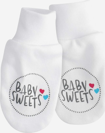 Baby Sweets Handschuhe ' Little Elephant ' in Weiß