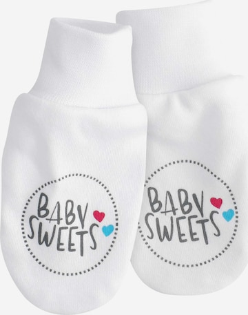 Gants ' Little Elephant ' Baby Sweets en blanc