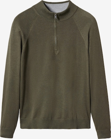 MANGO MAN Sweater 'Tenp' in Green: front