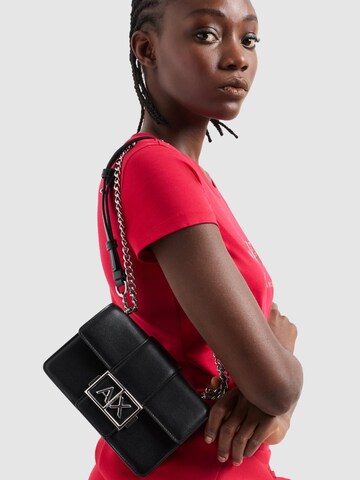 ARMANI EXCHANGE - Bolso de mano 'XW000071' en negro: frente