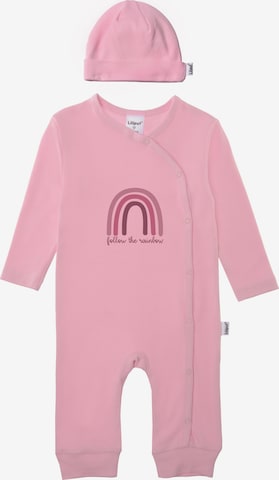 LILIPUT Jumpsuit 'Regenbogen' in Pink: predná strana