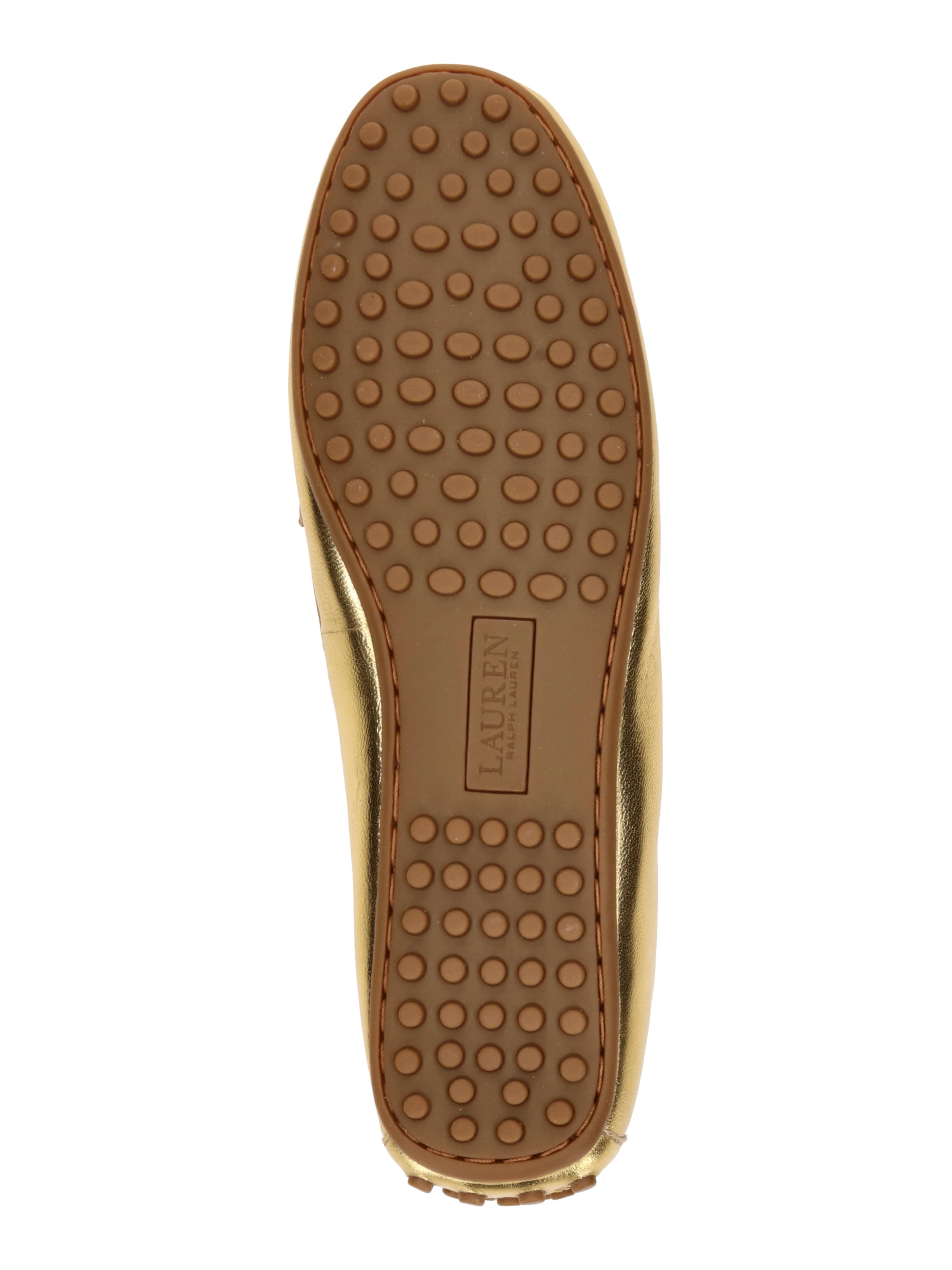 Chaussure basse 'BARNSBURY-FLATS-DRIVER' Lauren Ralph Lauren en or