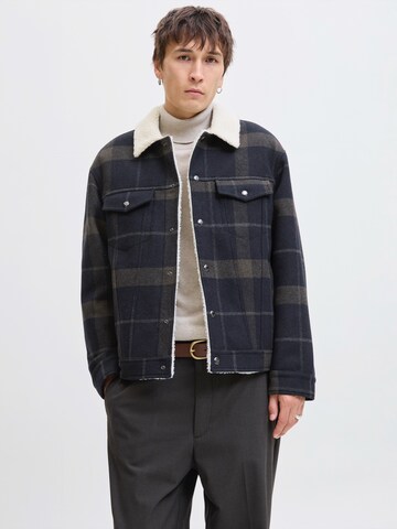 JACK & JONES Prehodna jakna | modra barva: sprednja stran
