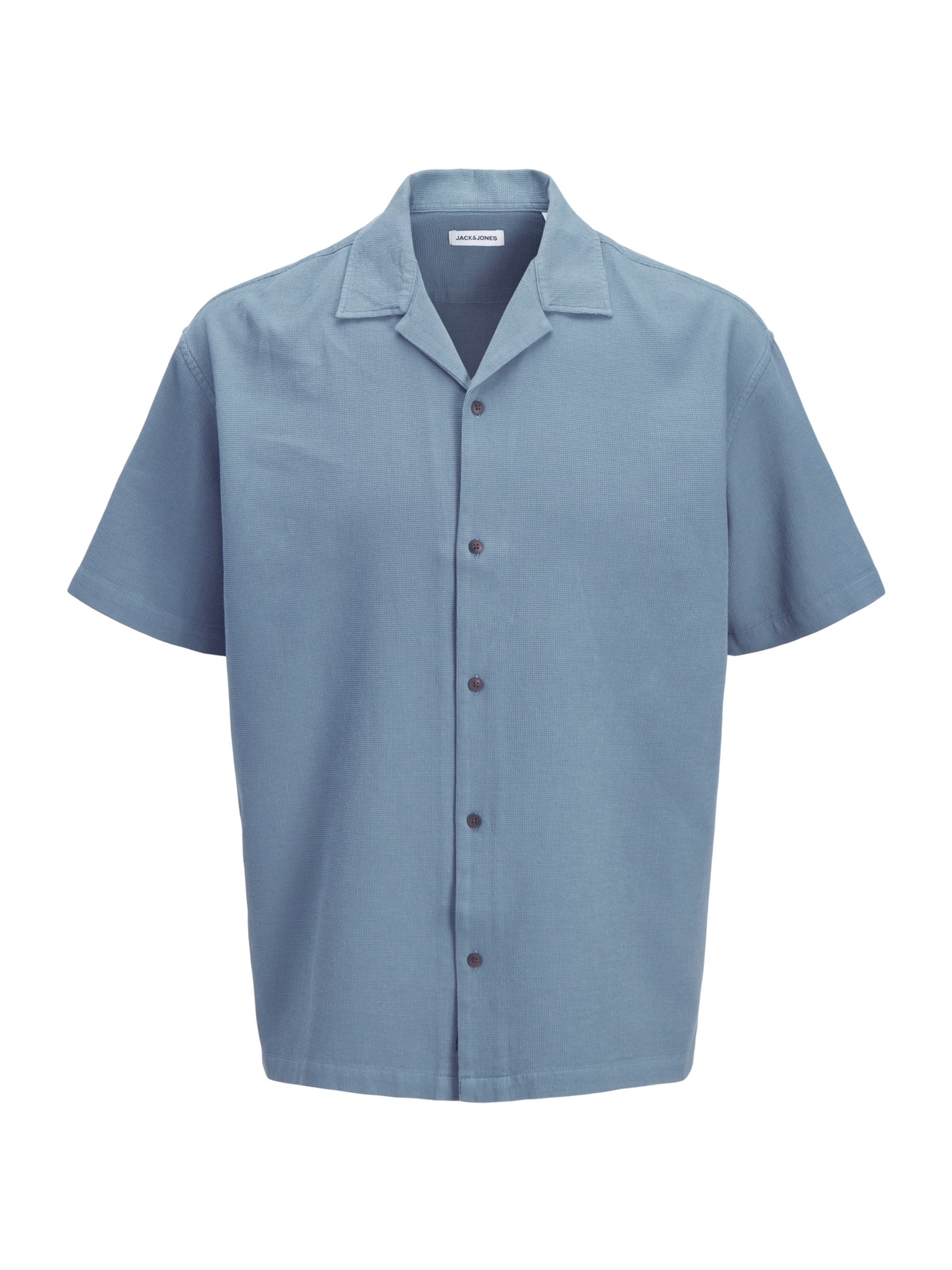 JACK & JONES Рубашка 'JJGLOBAL' в Синий: спереди