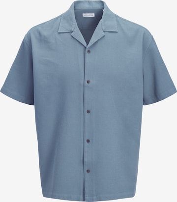 JACK & JONES Рубашка 'JJGLOBAL' в Синий: спереди