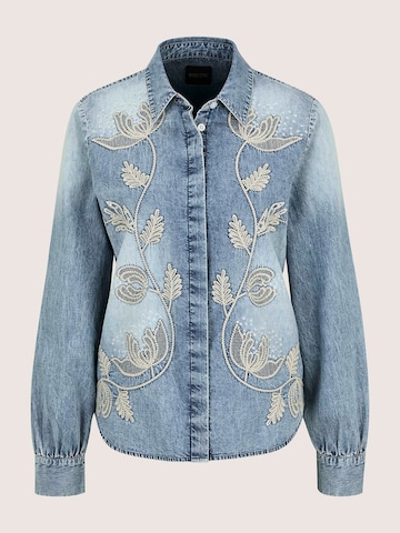 MADELEINE Blouse in Blue: front