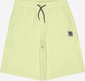 Abercrombie & Fitch Normalny krój Spodnie w kolorze zielony: przód