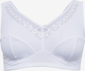 SHEEGO Bra in White: front