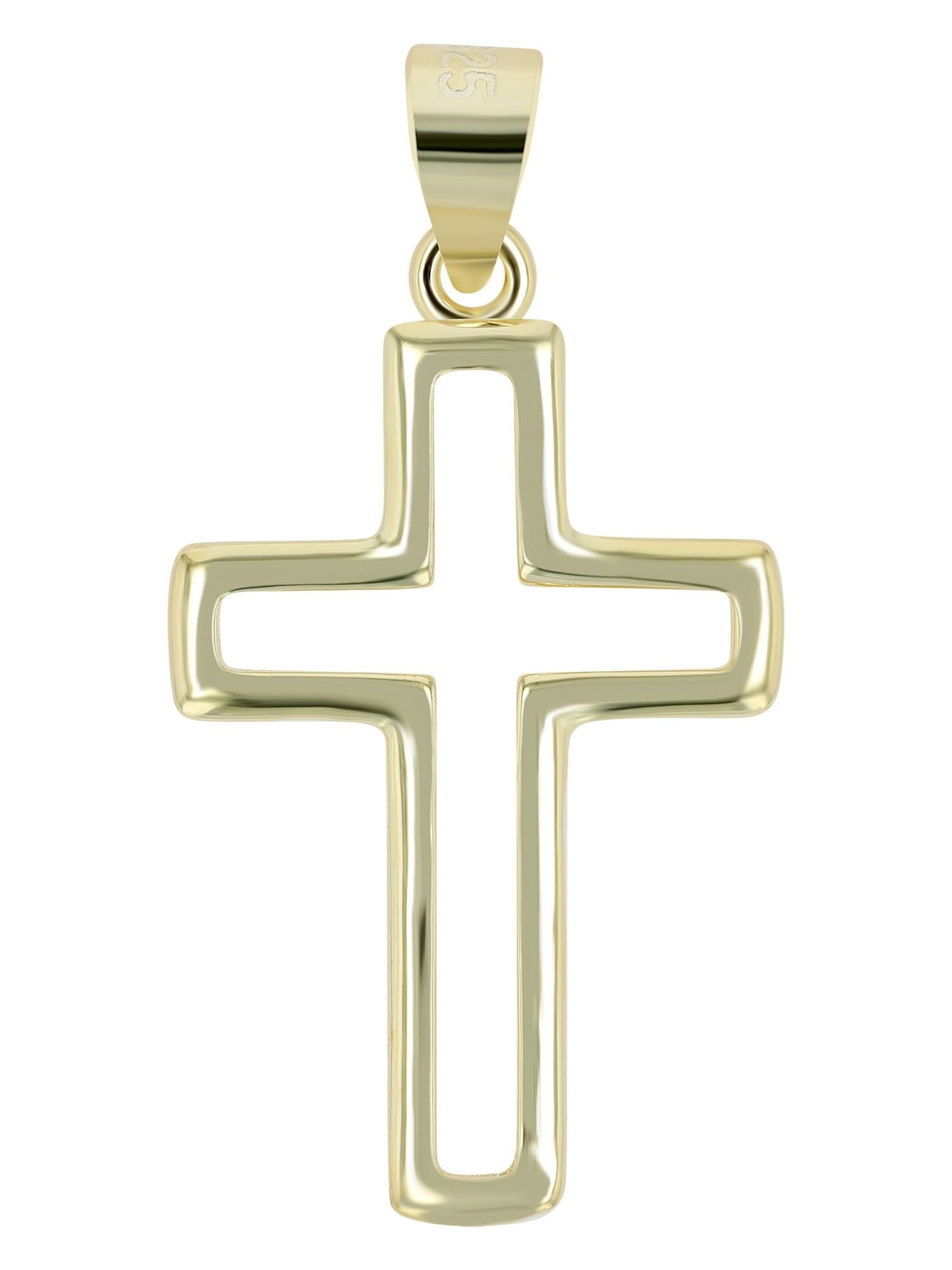 Akzent Anhänger 'Umi, 925 Sterlingsilber, langlebig'‌‌‌‌ in Gold: Vorderseite