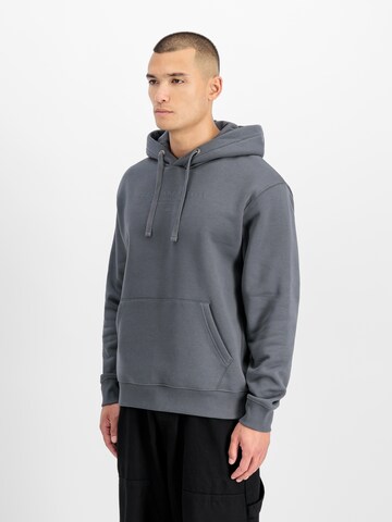 ALPHA INDUSTRIES Bluzka sportowa 'DTM' w kolorze szary: przód