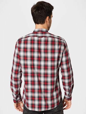 DRYKORN Regular fit Button Up Shirt 'TAROK' in Red