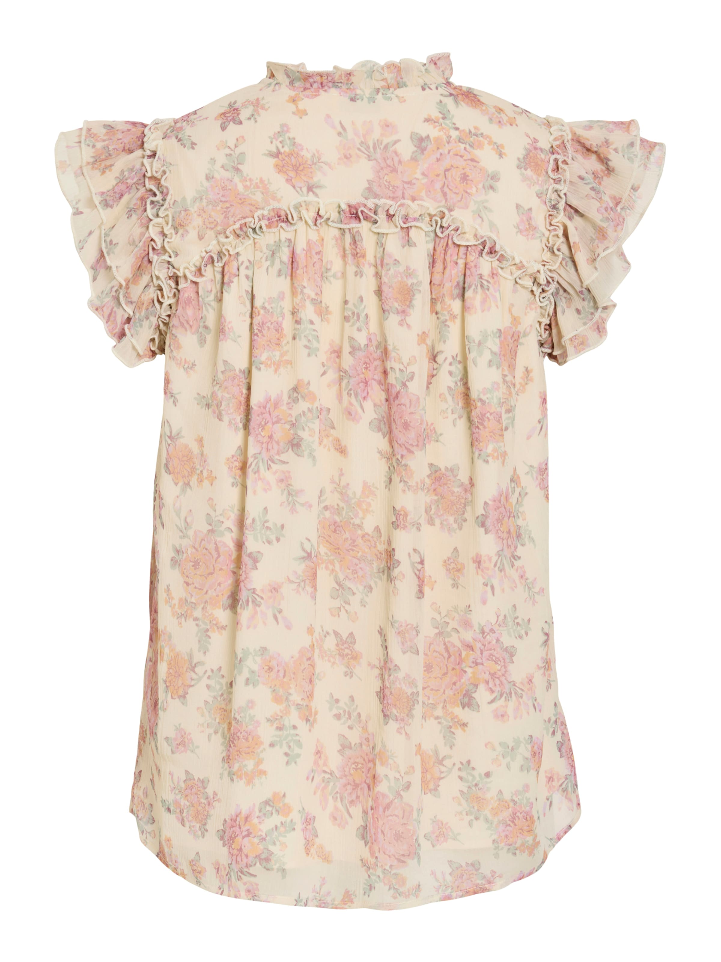 VILA - Blusa 'VILAURA' en beige