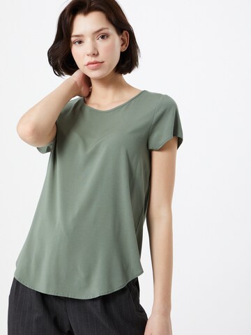 VERO MODA T-shirt 'BECCA' i grön: framsida