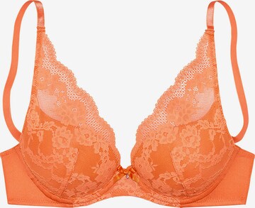 LASCANA Push-up Bra in Orange: front