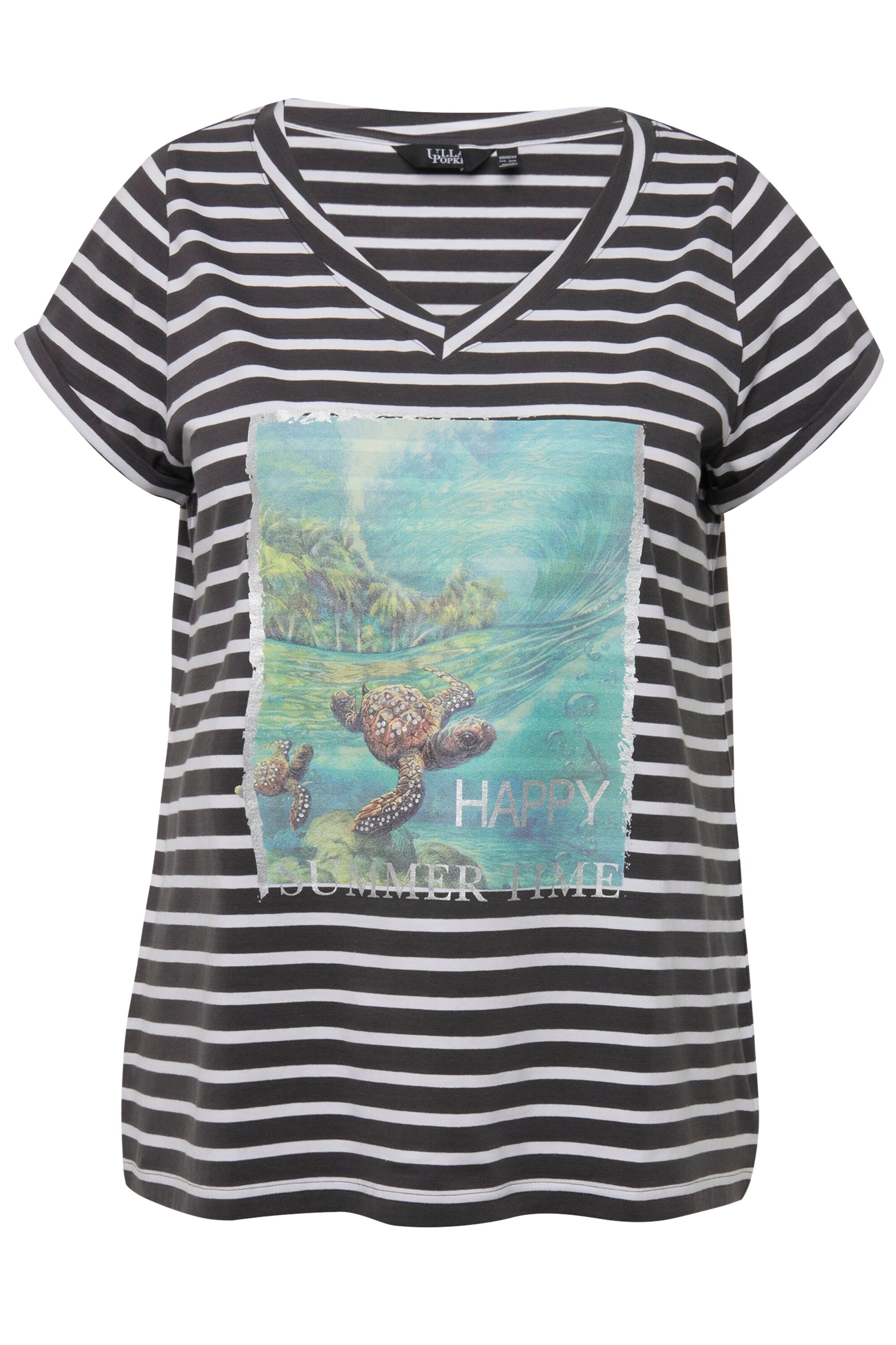 Ulla Popken Shirt in Black: front