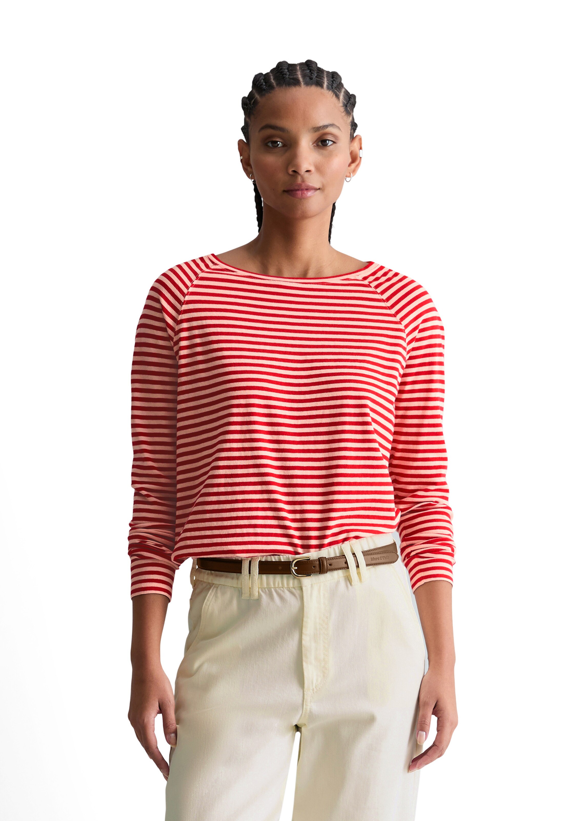 Marc O'Polo DENIM Shirt in Rot: Vorderseite