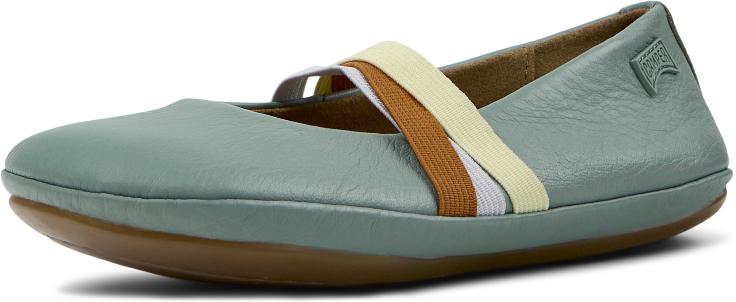 CAMPER Ballerinas ' Right ' in Grün: Vorderseite