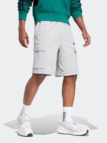 ADIDAS SPORTSWEAR Loosefit Sportshorts 'FELCZY' in Grau: Vorderseite