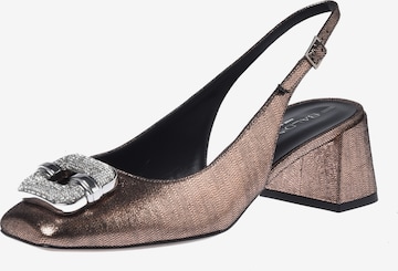 Escarpins à bride arrière BALDININI en marron : devant