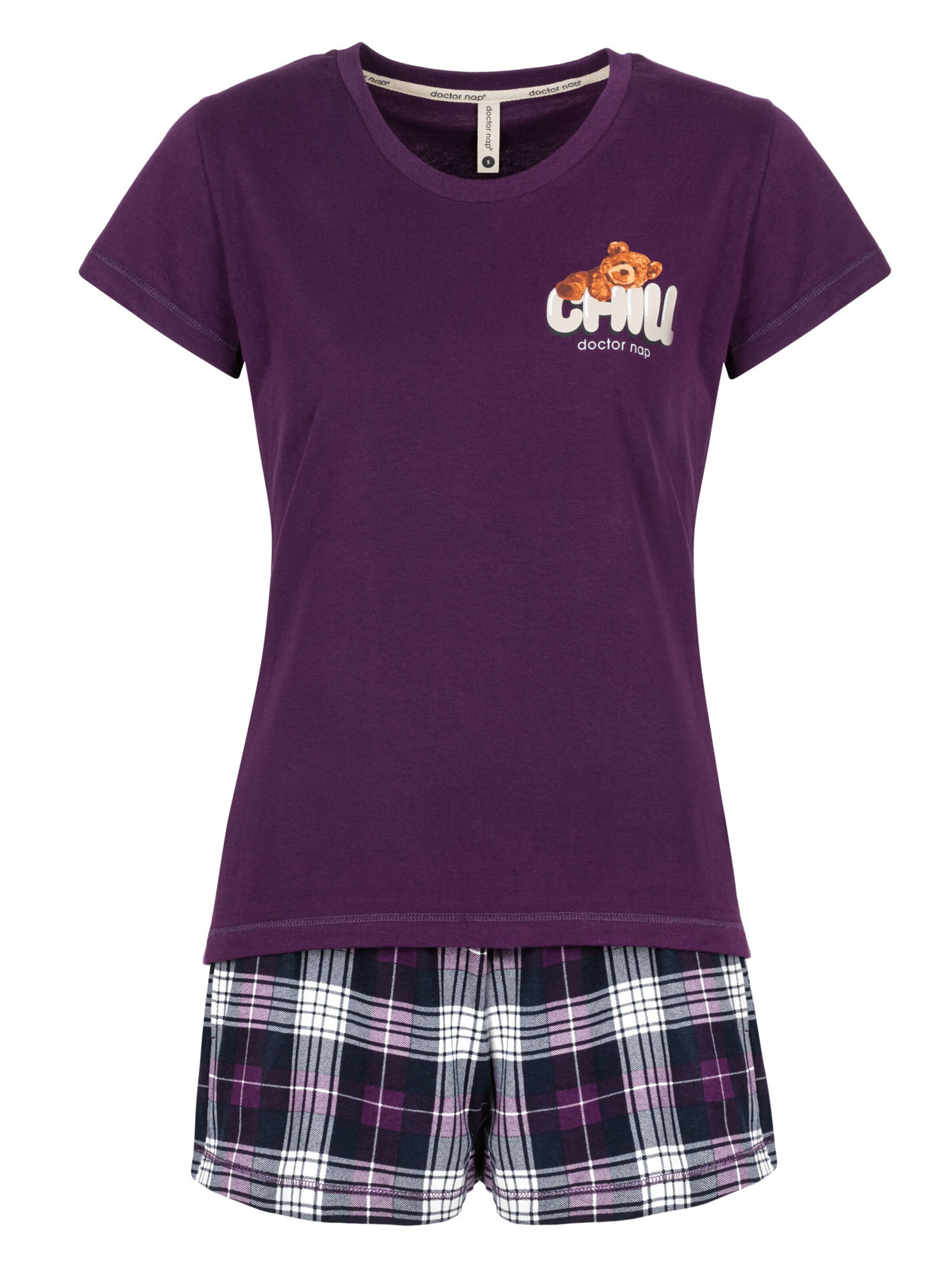 Doctor nap Pyjama 'Doctor Nap'‌‌‌‌‌ in Lila: Vorderseite