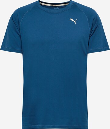 T-Shirt fonctionnel PUMA en bleu : devant