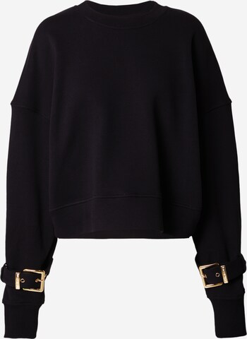 Hoermanseder x About You Sweatshirt 'Carola' in Black: front