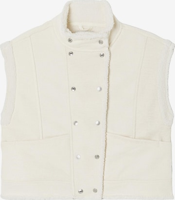 Gilet 'Fuji' Le Temps Des Cerises en blanc : devant