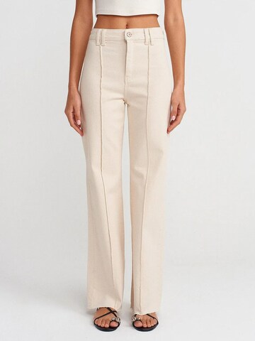 Dilvin Loose fit Jeans in White: front