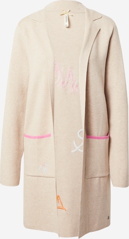 Cardigan 'AMOUR' Key Largo en beige : devant