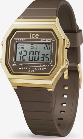 Montre digitale Ice-Watch en marron : devant