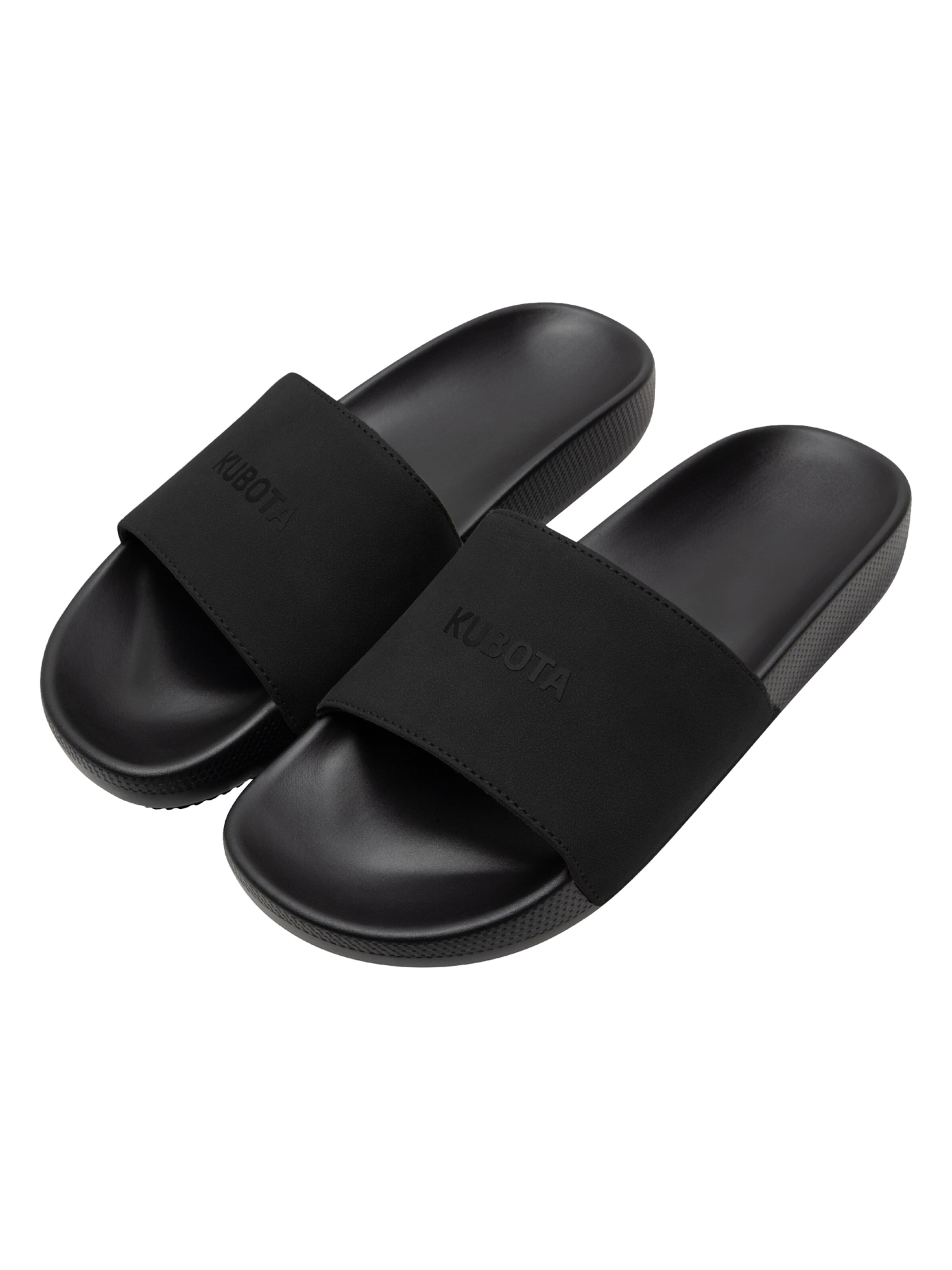 Scarpe da spiaggia / da bagno 'Kubota Men's Slip-On Essence Urban Slides' di Kubota in nero