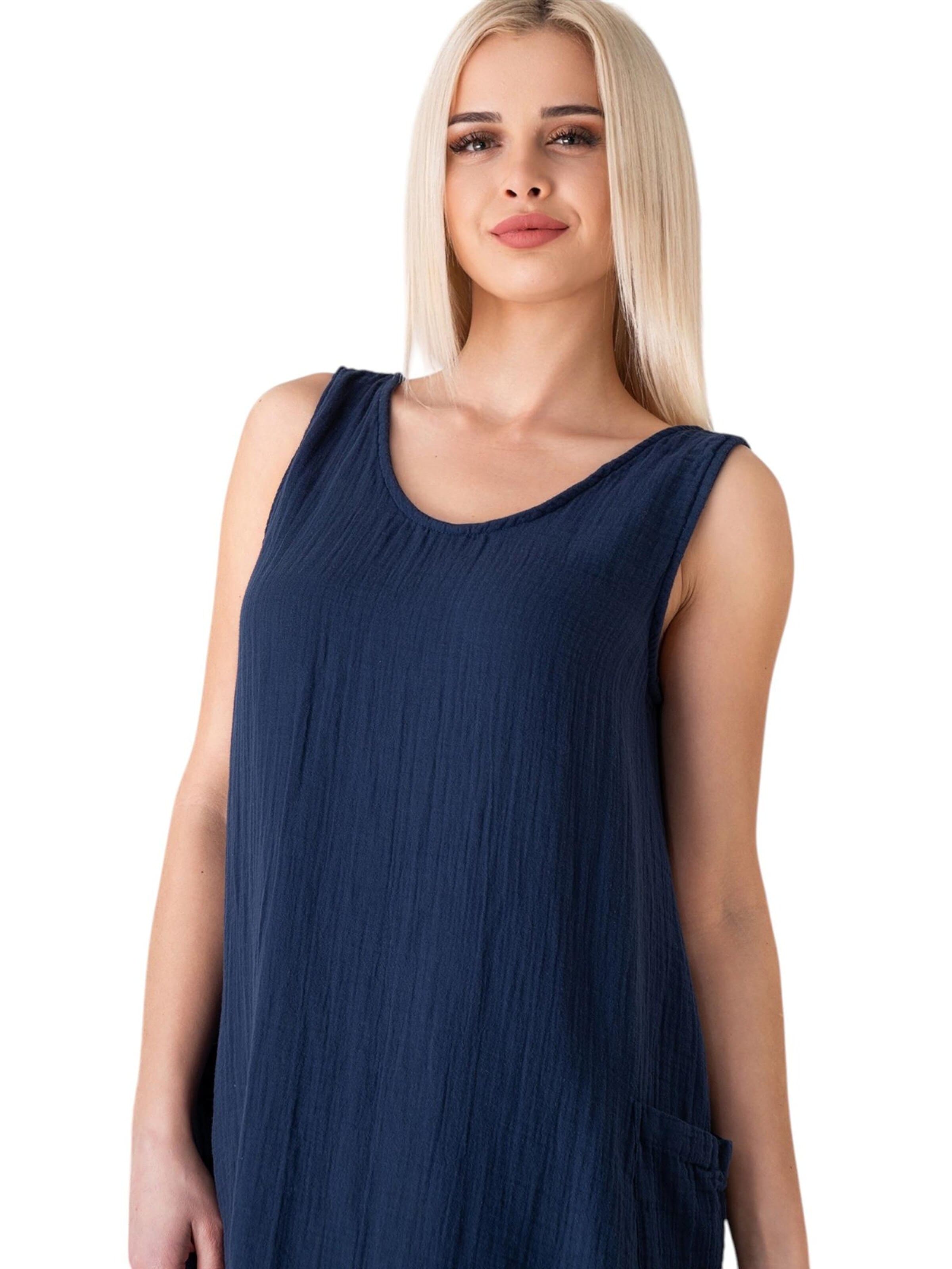 WENOR Strandjurk 'ZELMA' in Blauw