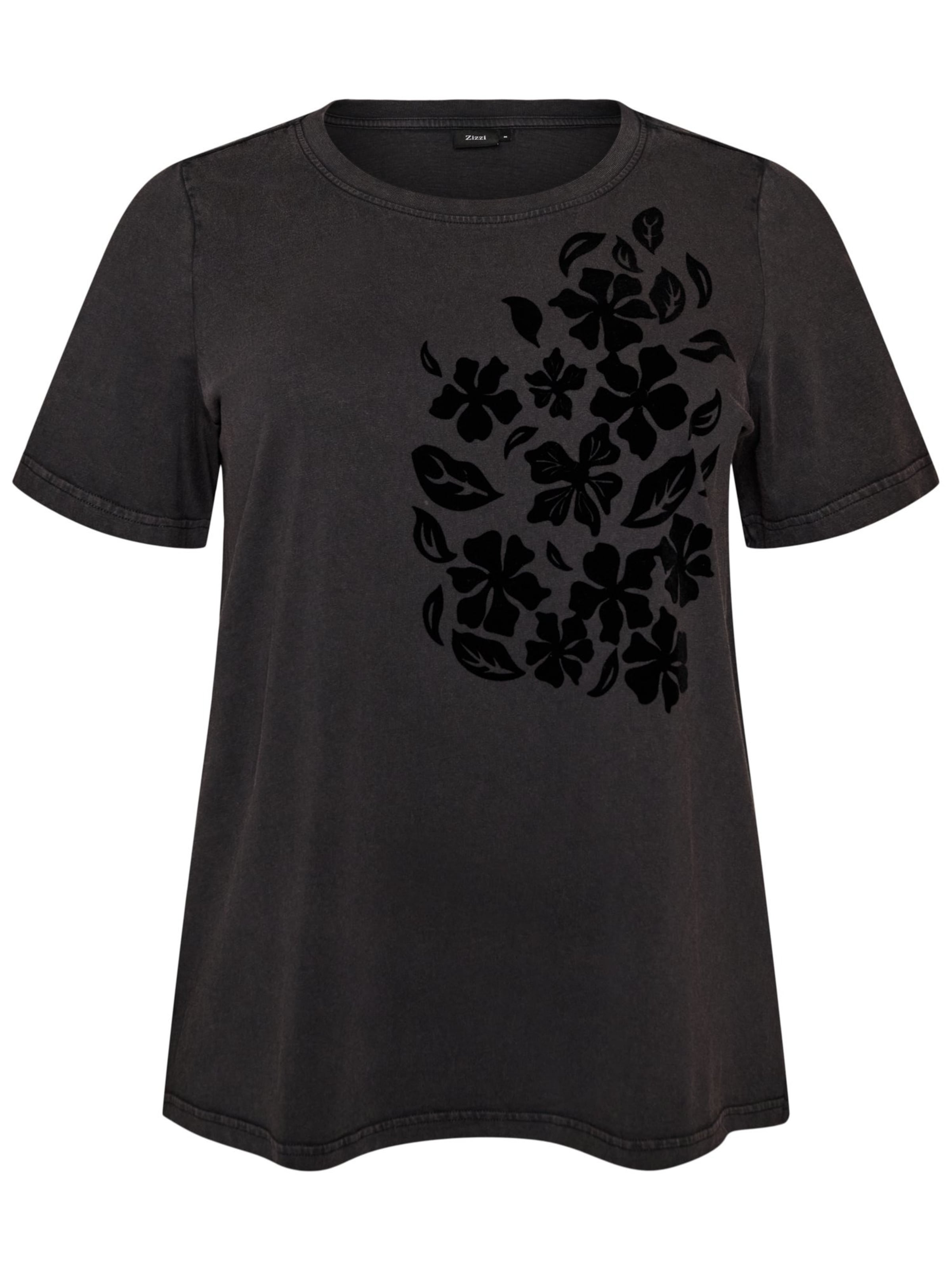 Zizzi - Camiseta 'FIONA' en gris: frente