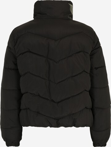 Vero Moda Petite Prehodna jakna 'LIGA' | črna barva